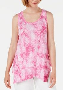 Style & Co Swing Pink Top